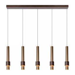 Lustră LED dimabilă pe cablu Lucide 24402/30/96 MARGARY 5xLED/4,2W/230V alamă