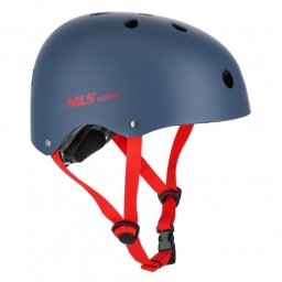 Casca de protectie Nils Extreme MTW001-1, gri/rosu