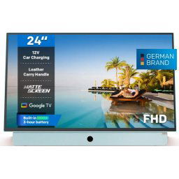 Televizor Portabil Metz 24MPE7000Y Led 61Cm 24inch Full Hd Smart Google TV Wifi Albastru