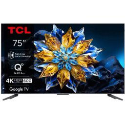 Televizor Smart TCL 75C61B Pro QLED 4K 75inch 189Cm Ultra HD Wifi Negru