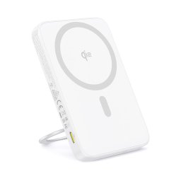 Baterie externa PicoGo, Qi2, 20W, 5000mAh, Alb