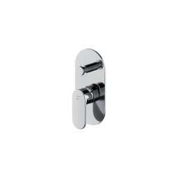 Baterie de duș pentru instalare ascunsă Cersanit S951-305 CREA crom lucios