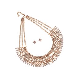 SOHI Set de bijuterii ' Lucile ' auriu / transparent