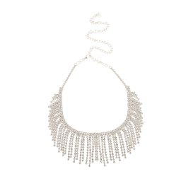 SOHI Set de bijuterii ' Livvy ' argintiu / transparent