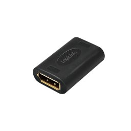 ADAPTOR video LOGILINK, DisplayPort (M) la DisplayPort (M), conectori auriti, rezolutie maxima 8K (7680 x 4320) la 60 Hz, plastic, alb, "CV0145" (timbru verde 0.03 lei)