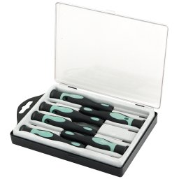 TRUSA scule surubelnite, LOGILINK, set: 1x T5 50mm, 1x T6 50mm, 1x T7 50mm, 1x slot 2.0 50mm, 1x slot 3.0 50mm, 1x cross slot 50mm, "WZ0020