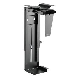 Suport monitor SUPORT de birou LOGILINK pt. unitate centrala, suporta dimensiuni: inaltime 300-533 mm/ latime 88-203 mm, rotatie -180/+180 grade pt. acces la cabluri/porturi, pana la 10Kg, se monteaza sub birou/pe perete, negru, "EO0005