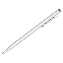 Stylus Pen TOUCH PEN LOGILINK, pt. tablete si smartphone, varf cu cap de scriere, aluminiu, argintiu, "AA0041" (timbru verde 0.03 lei)
