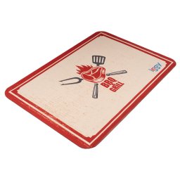 COVOR BUCATARIE Iggy, material cauciuc natural + panza, dimensiune 600 x 400 x 4 mm, "IGCP-FLOOR-BBQ