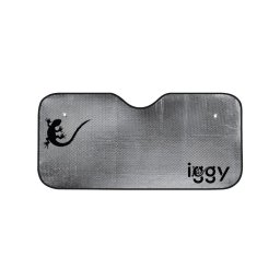 PARASOLAR auto Iggy pentru parbriz, fata dubla, folie din aluminiu, 2 x ventuze prindere, dimensiune 150 x 80 cm "IGAA-PARAS-150