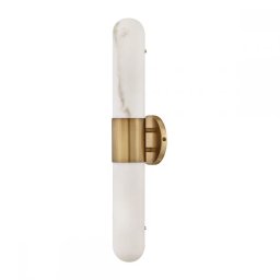 Aplica baie Ibiza QN-IBIZA-M-HB, H61cm, 21,5W LED, IP44, alamă antichizată