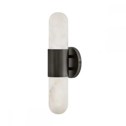 Aplica baie Ibiza QN-IBIZA-M-BX, H40,6 cm, 21,5W LED, IP44, negru oxid