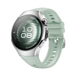HUAWEI WATCH 5 42MM Stainless Steel Case+Light Green Fluoroelastomer Strap