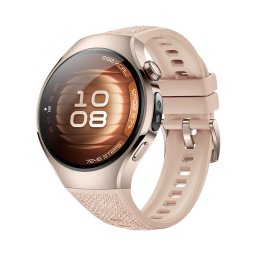 HUAWEI WATCH 5 42MM Sand Gold 904L Stainless Steel Case+Beige Composite Strap
