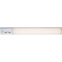 Corp de iluminat LED cu prize pentru corpuri de bucătărie Rabalux 78041 BATH 2E LED/15W/230V 4000K 70 cm alb