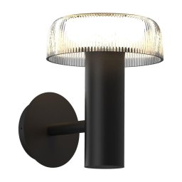 Lampă LED solară de perete Zuma Line WT33111 BLUET LED/2,5W/2000mAh IP44 negru