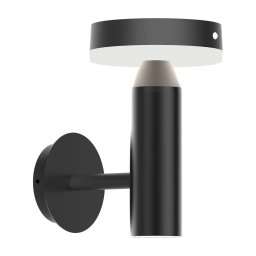 Lampă LED solară de perete Zuma Line WT33611 CARLI LED/4,5W/2000mAh IP44 negru