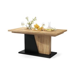 Masă de dining extensibilă NINO stejar craft/negru