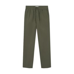 LES DEUX Pantaloni Patrick Linen 1000808 522-olive night
