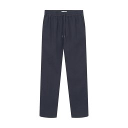LES DEUX Pantaloni Patrick Linen 1000808 460-dark navy