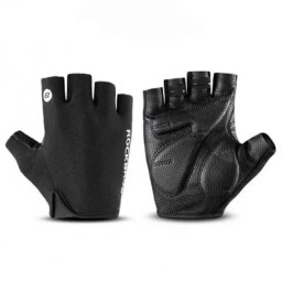 Rockbros S106BK cycling gloves, size M - gray