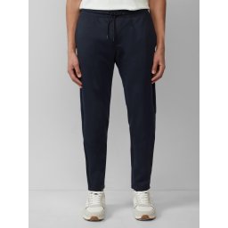s.Oliver Pantaloni The Jogger barbati, Phoenix, cu talie medie si croiala Regular Fit, Bleumarin inchis (SELECTATI MARIMEA: 3XL)