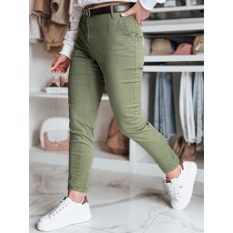 Pantaloni slim fit pentru femei LINESKA kaki