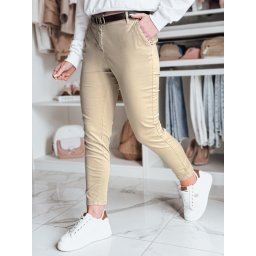 Pantaloni slim fit pentru femei LINESKA cu curea