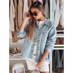Geacă denim supradimensionată pentru femei TONACIO