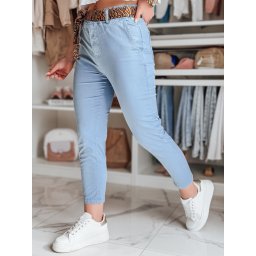 Pantaloni casual de damă cu curea MADELINA