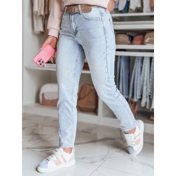 Blugi slim fit pentru femei cu curea NEOPASS