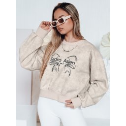 Hanorac crop supradimensionat cu motiv tie-dye