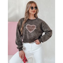 Hanorac supradimensionat pentru femei cu inimă DESSER