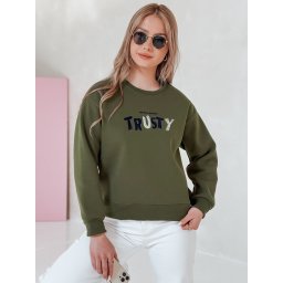 Hanorac supradimensionat pentru femei cu inscripția TRUSTY