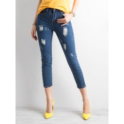 Jeans trousers-JMP-SP-CHK004.84-dark blue
