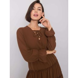 Dress-DHJ-SK-12310.61P-brown