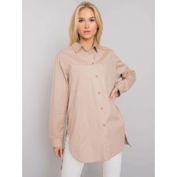 Cămașă bej din bumbac