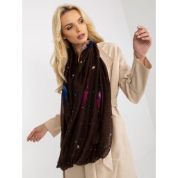 Scarf-AT-KM-TS06.32P-dark brown