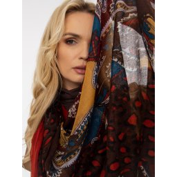 Scarf-AT-KM-K241239.19-brown