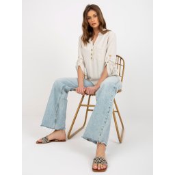 Bluză bej deschis RUE PARIS