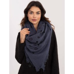 Scarf-AT-SZ-23504.93P-navy blue