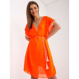 Dress-DHJ-SK-1508.12-fluo orange