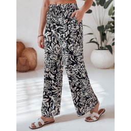 Pantaloni largi cu imprimeu pentru femei