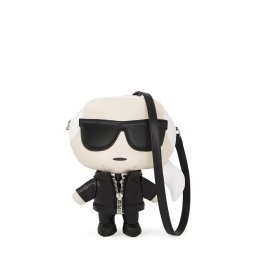 Karl Lagerfeld Geantă de umăr culoarea pielii / negru / alb