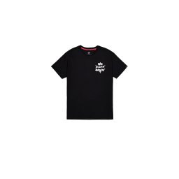 ALPHA INDUSTRIES Tricou 'Aloha' negru / alb