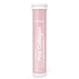 BeastPink Pink Collagen efervescent 20 tab. căpșuni și zmeură