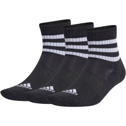 Set 3 perechi sosete Adidas 3-Stripes Cushioned Sportswear Mid-Cut