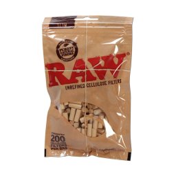 Raw Filtre din Celuloza nealbite Slim 6mm Punga x200