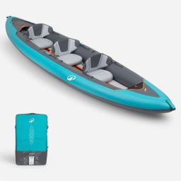 Caiac-canoe gonflabil 2/3 locuri Tribord 100+ Albastru