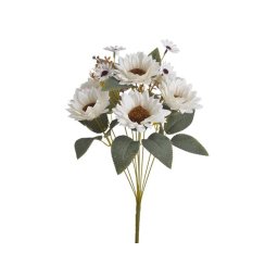 Buchet 9 fire floarea soarelui artificiala color pentru aranjamente florale